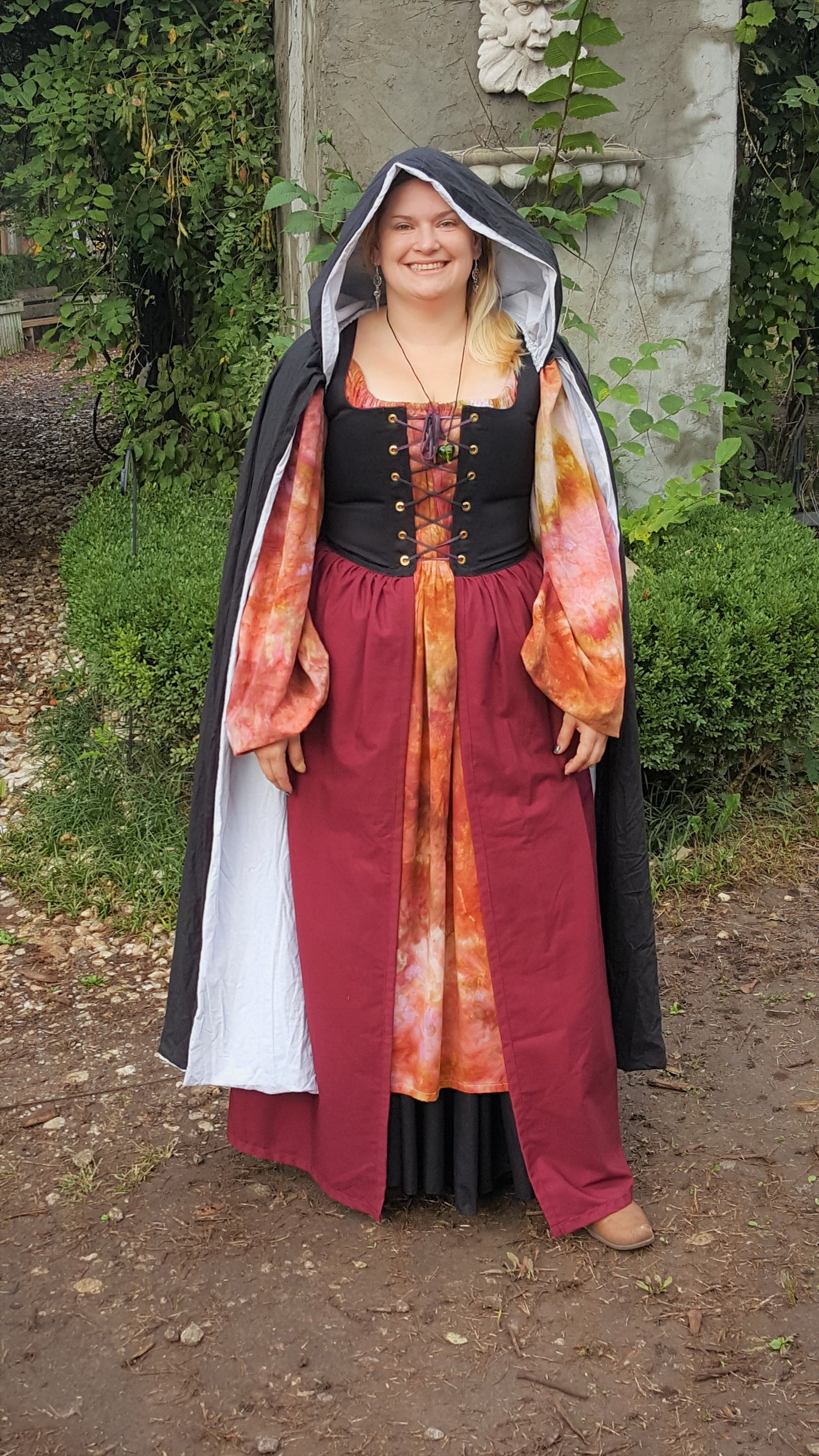 Reversible Cloak Cotton- White