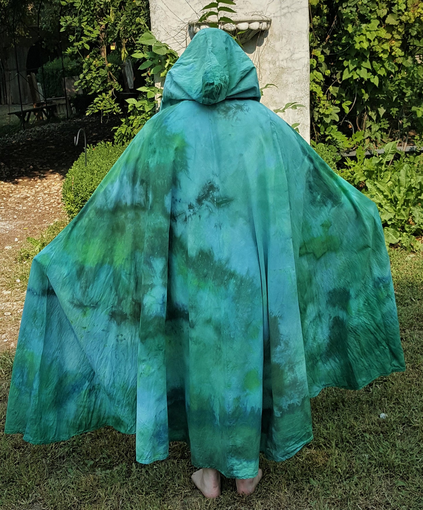 Cloak, Linen- Leafmold Malachite