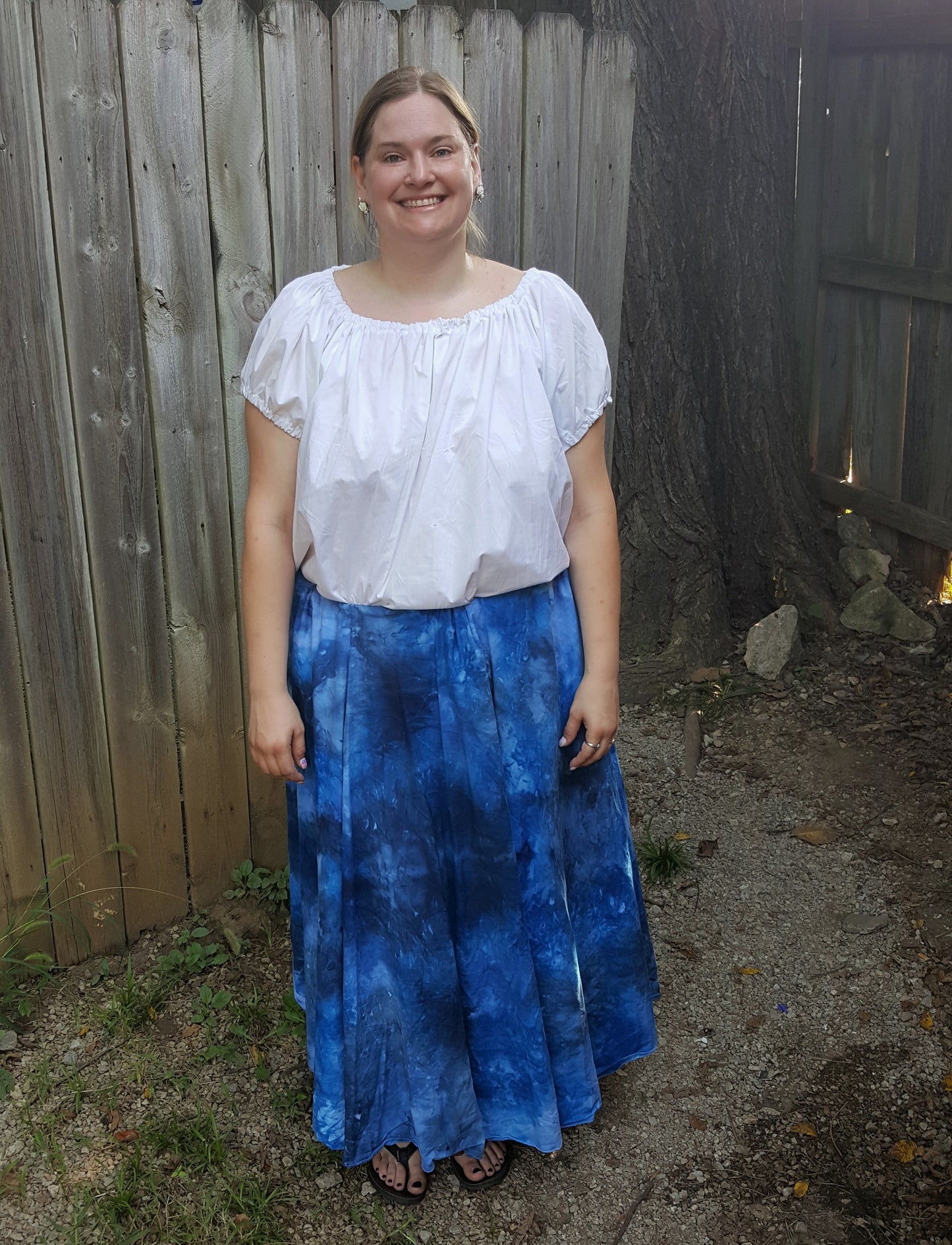 Long Skirt Linen- Cold Night